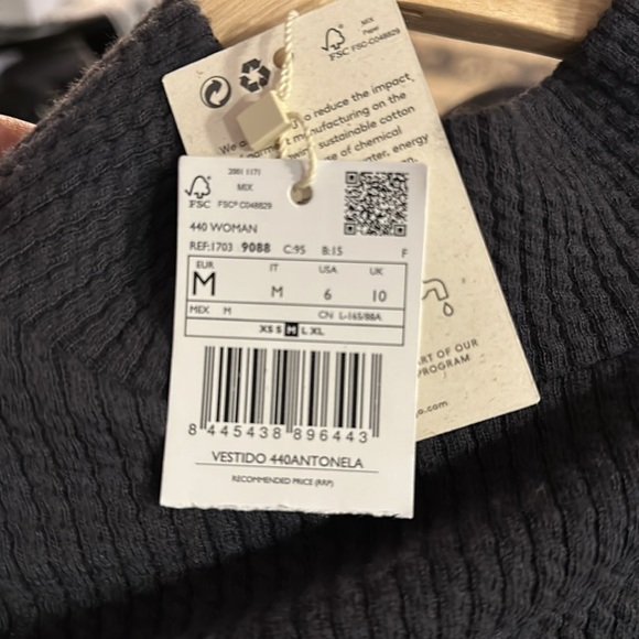 Mango ribbed short dress size M - Picture 6 of 6